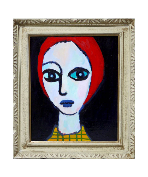 on sale!! face 45x38cm oil on canvas 2014  gallery Tagboat/Tokyo