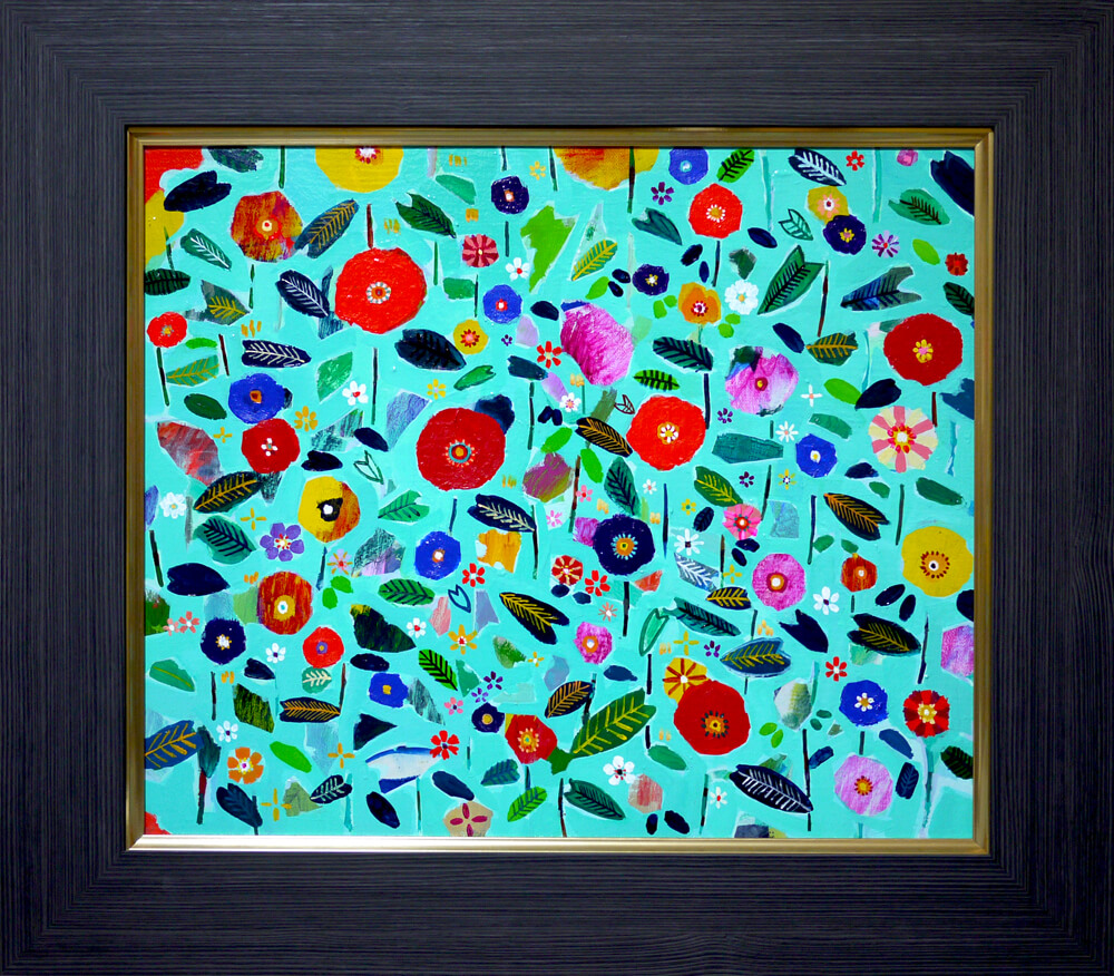 new!! flowers 38x46cm oil on canvas 2015