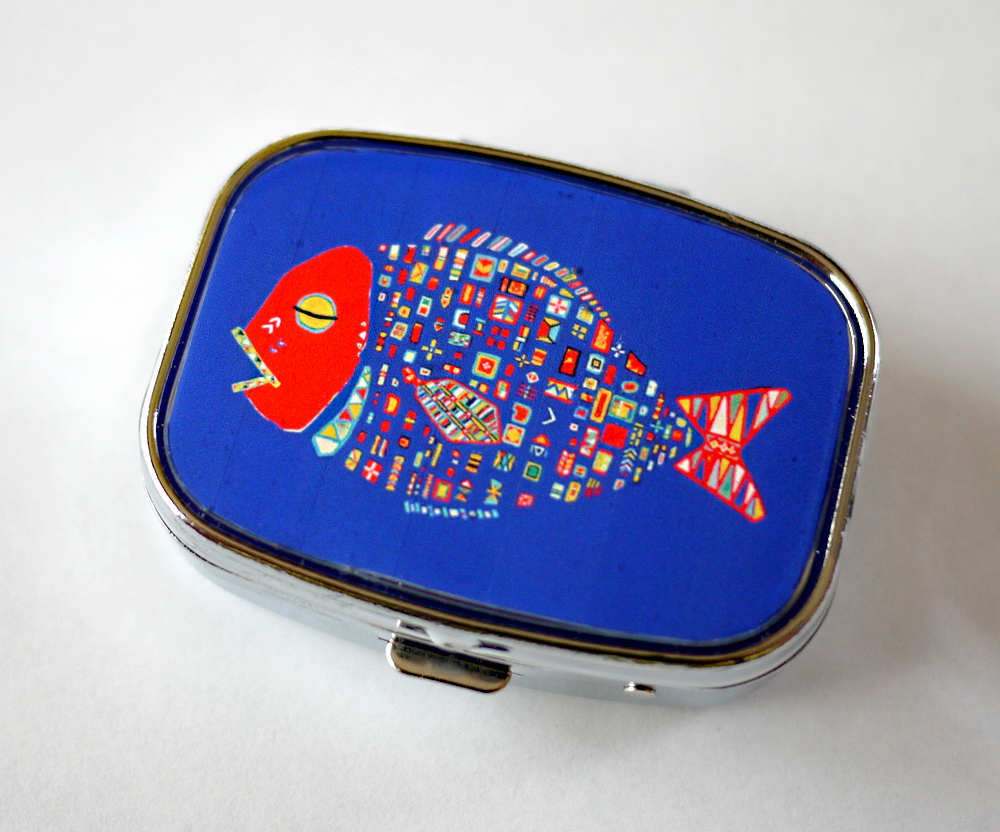 sold!! Pill case/fish   Creema/handmade in Japan