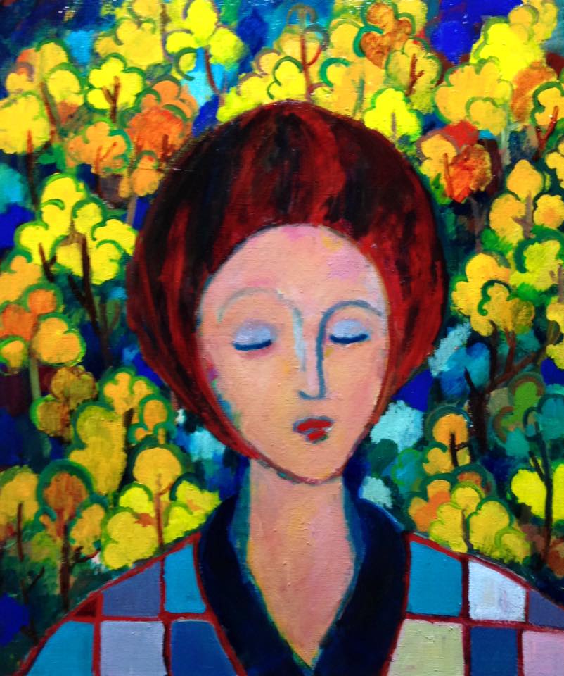 new!! Face of Autumn oil on canvas F10 2015