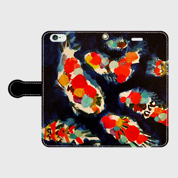 SOLD!! iPhone6s plus case/goldfish Creema handmade in Japan