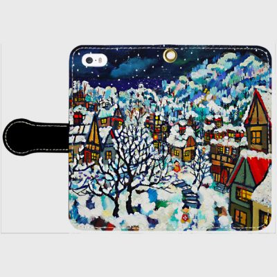 SOLD!! smartphone case/snowday creema/handmade in Japan