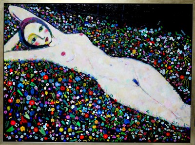 on sale!! nude 100x130cm oil on canvas 2015 Gallery Tagboat/TOKYO