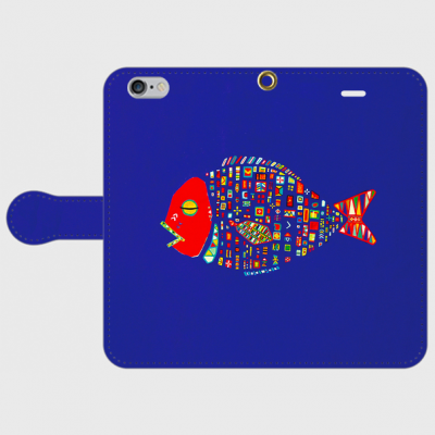 SOLD!! smartphone case/FISH IICHI/handmade in Japan