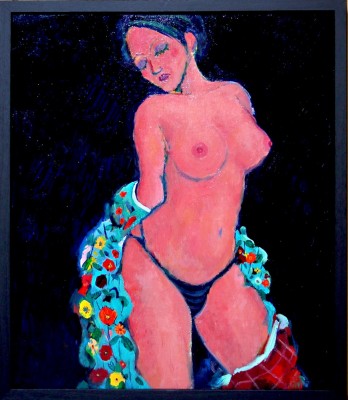 now on sale!! NUDE  53x45cm oil on CANVAS 2016 GALLERY TAGBOAT/TOKYO