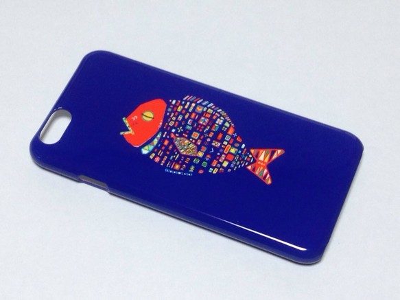 SOLD!! smartphone case/Fish Creema/handmade in Japan