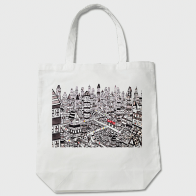 sold!!  tote bag/city  otanitaro.com  MINNE