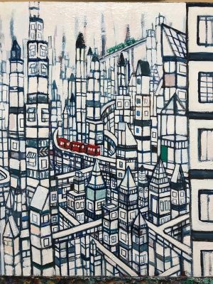 Works/53x47cm oil on canvas 2017  #contemporaryArt  #city