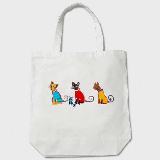 New!! Tote bag/cats otanitaro.com  MINNE