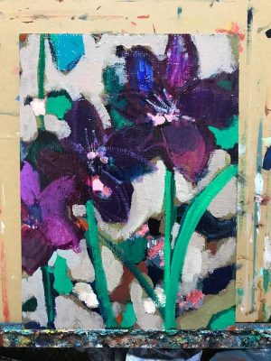 Works/33x24cm oil on canvas board 2018  #contemporaryArt #flowers