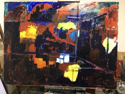 Works/100x130cm oil x canvas  2018  #contemporaryArt