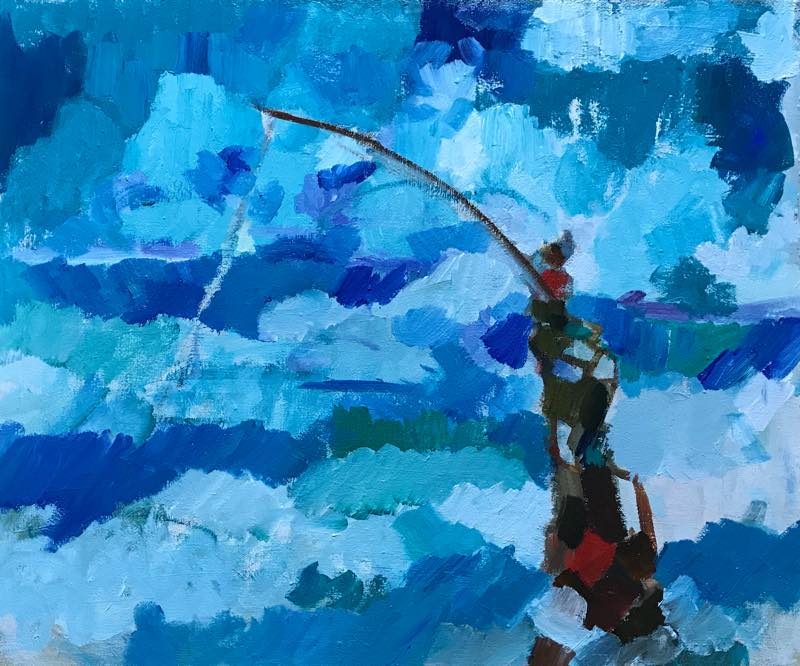 Works/40x50cm oil x canvas  2018  #contemporaryArt