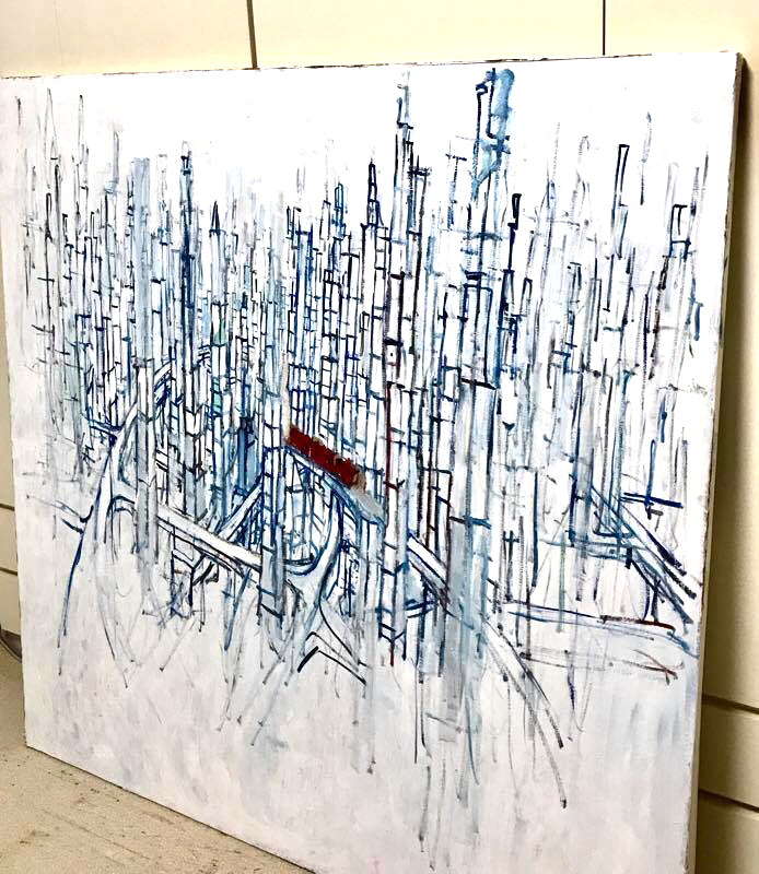Works/130x130cm oil x canvas 2018  #contemporaryArt
