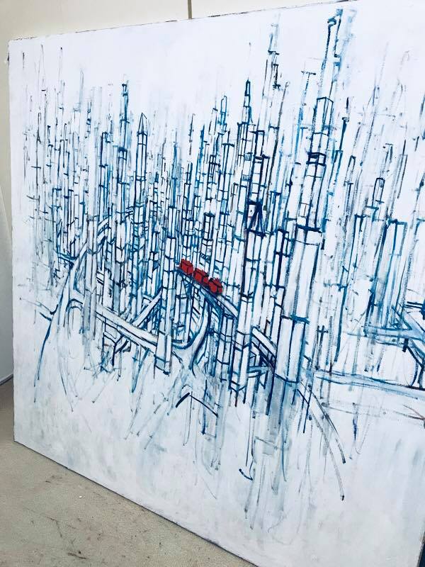 Works | 130 x 130 cm | oil x canvas | 2018 | #contemporaryArt