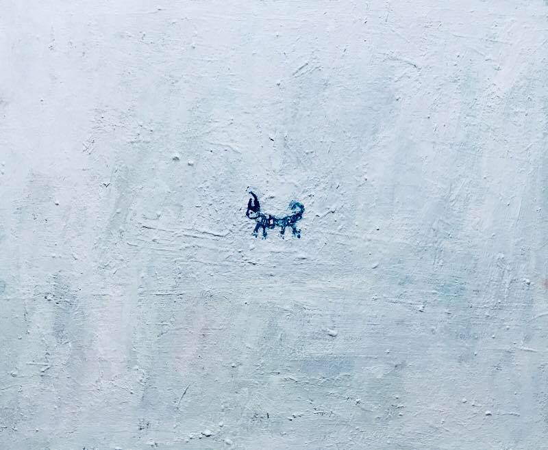 Works | 38 x 45 cm | oil x canvas board | 2018 | #contemporaryArt