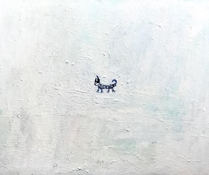 NEW | CORO | exhibit in Gallery | 38 x 45 cm | oil x canvas board | 2018 | #contemporaryArt