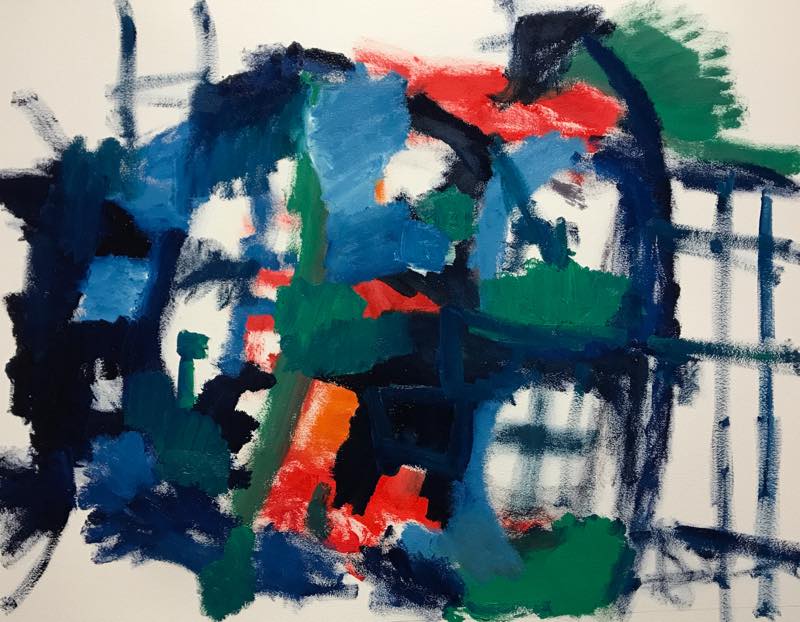 WORKS  |  51 x 72 cm | oil x Paper | 2018 | #contemporaryArt
