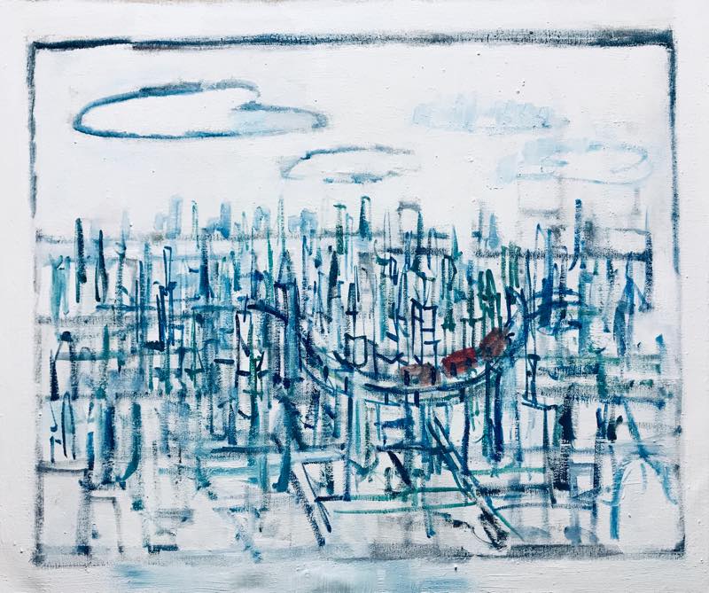 WORKS  |  40 x 60 cm | oil x canvas | 2018 | #contemporaryArt