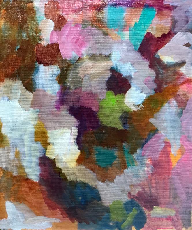 WORKS  | 53 x 45 cm | oil x Canvas board | 2018 | #contemporaryArt