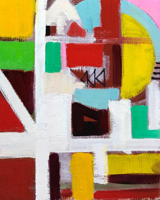 WORKS | 27 x 22 cm | oil x Canvas Board | 2018 | #contemporaryArt