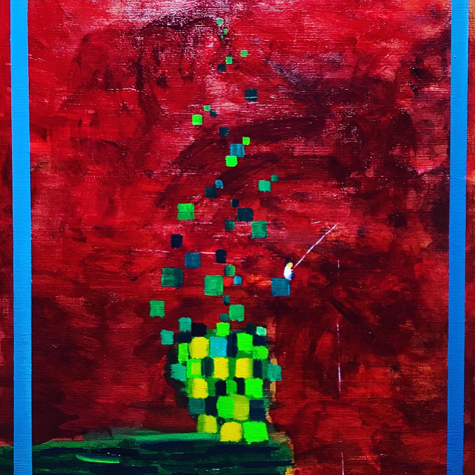 WORKS | 53 x 45 cm | oil x Canvas Board | 2018 | #contemporaryArt