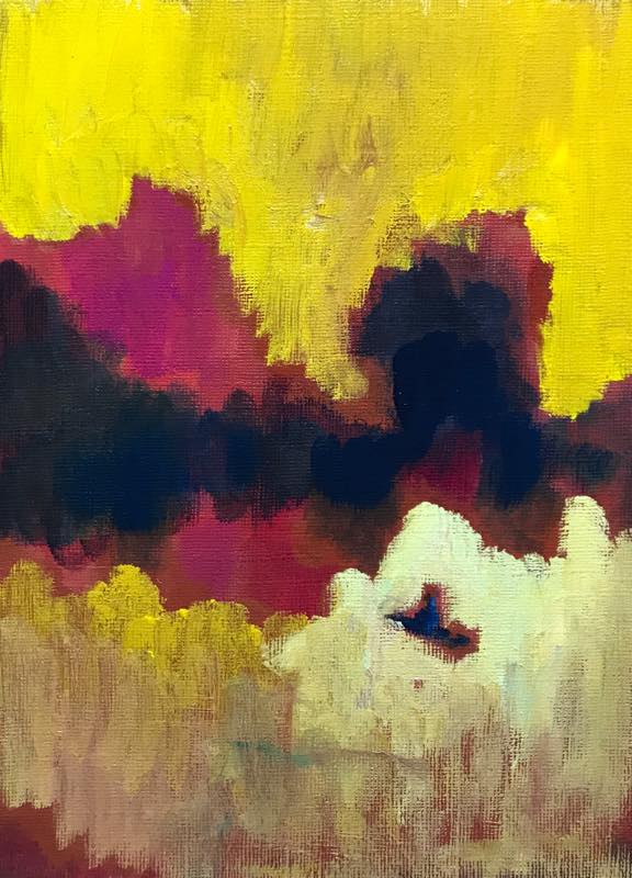 WORKS | 33 x 24 cm | oil x Canvas Board | 2018 | #contemporaryArt