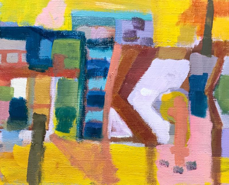 WORKS | 22 x 27 cm | oil x Canvas Board | 2018 | #contemporaryArt