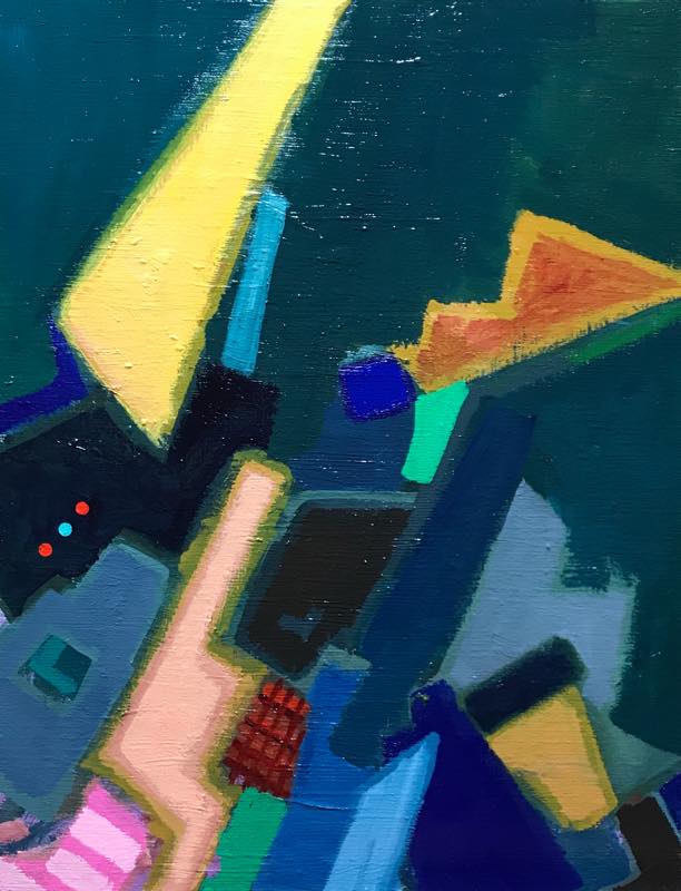 WORKS | 45 x 38 cm | oil x Canvas Board | 2019 | #contemporaryArt