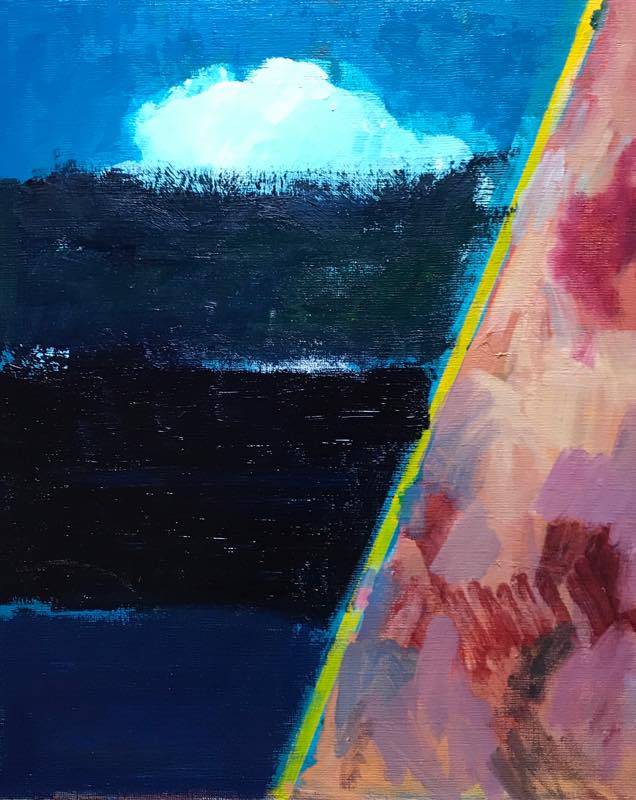 WORKS | 45 x 53 cm | oil x canvas board | 2019 | #contemporaryArt