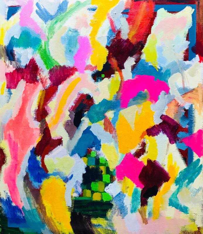 WORKS | 53 x 45 cm | oil x canvas board | 2019 | #contemporaryArt
