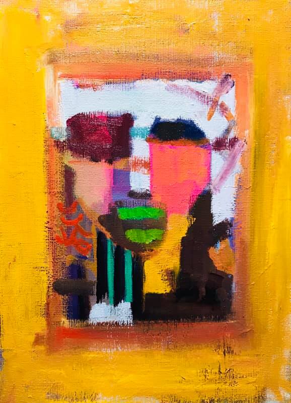 WORKS | 33 x 24 cm | oil x canvas board | 2019 | #contemporaryArt