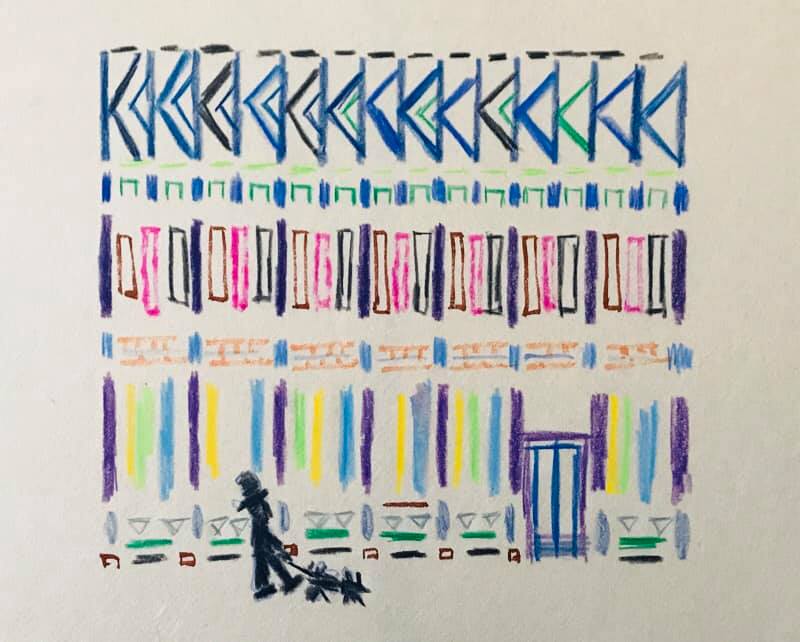 WORKS | 24 x 30 cm | pen & water colour x japan paper | 2019 | #contemporaryArt