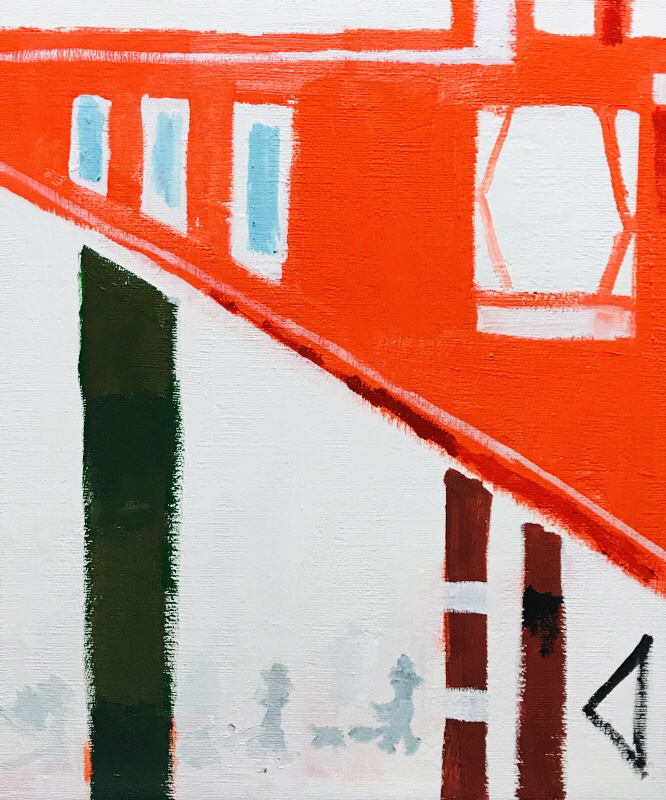 WORKS | 45 x 38 cm | oil x canvas board | 2019 | #contemporaryArt