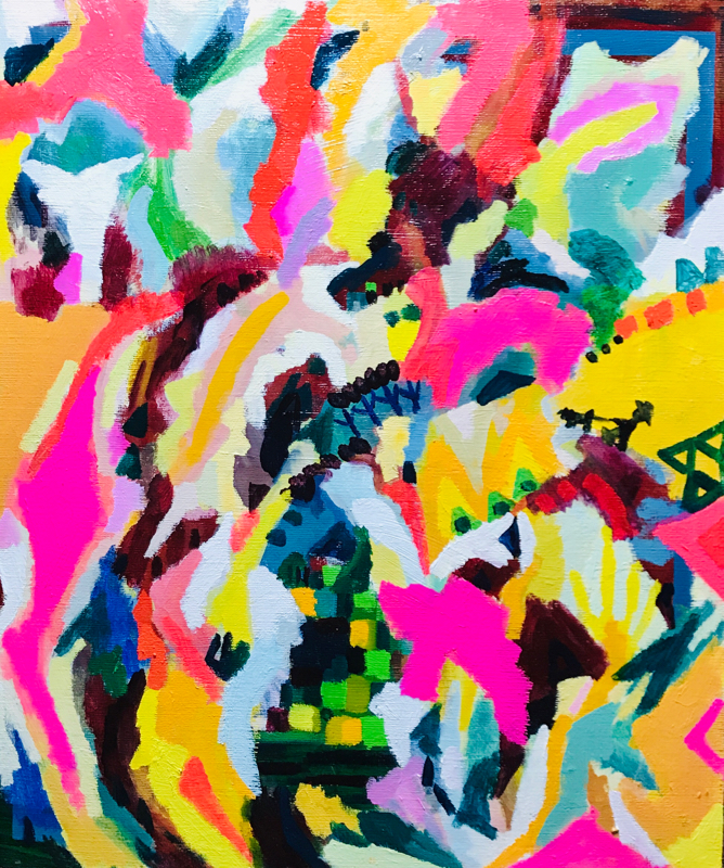 NEW | Traveler | 45 x 38 cm | oil x canvas board | 2019 | #contemporaryArt