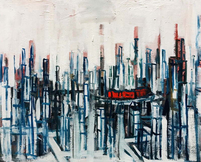 WORKS | 38 x 45 cm | oil x canvas | 2019 | #contemporaryArt