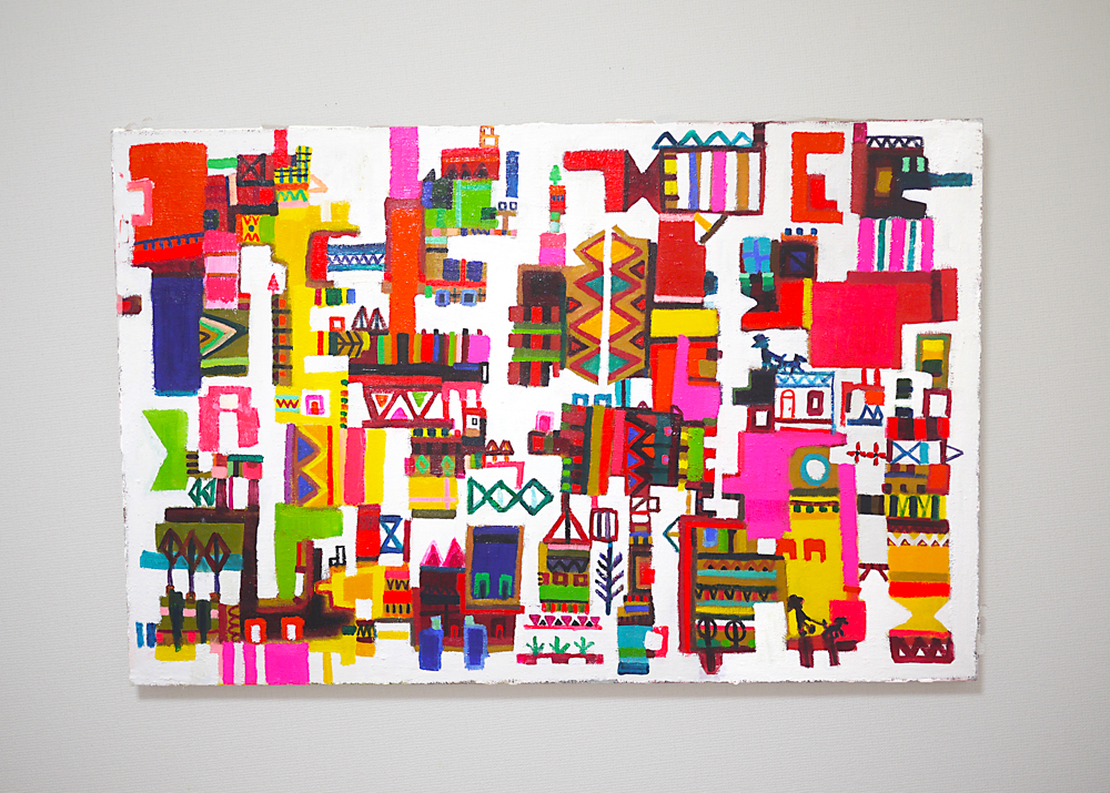NEW | Walk in the colours | 72 x 100 cm | oil x canvas | 2019 | #contemporaryArt