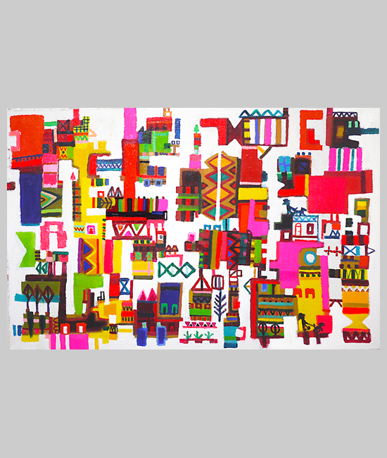 NOW ON SALE | Walk in the colours | 65 x 100 cm |  2019 | GALERIE OTANI | JAPAN #contemporaryart