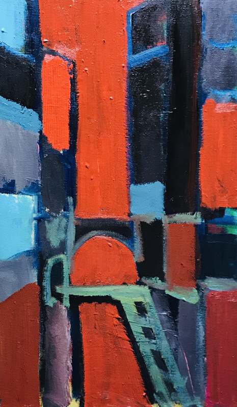 WORKS | 41 x 24 cm | oil x canvas | 2019 | #contemporaryArt