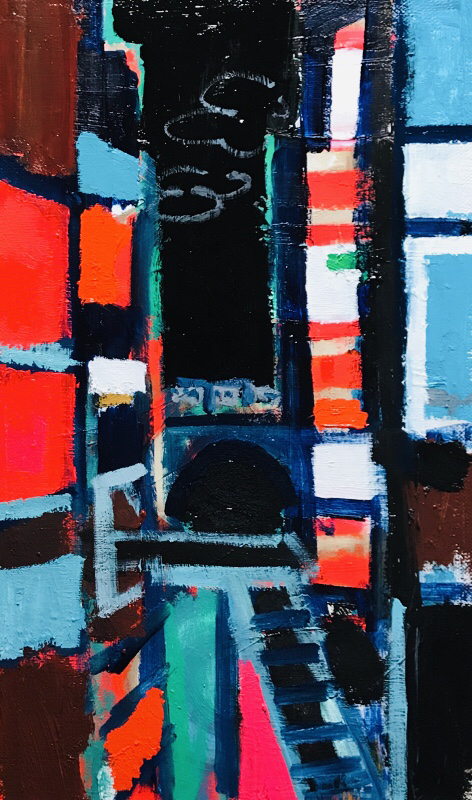 WORKS | 41 x 24 cm | oil x canvas | 2019 | #contemporaryArt