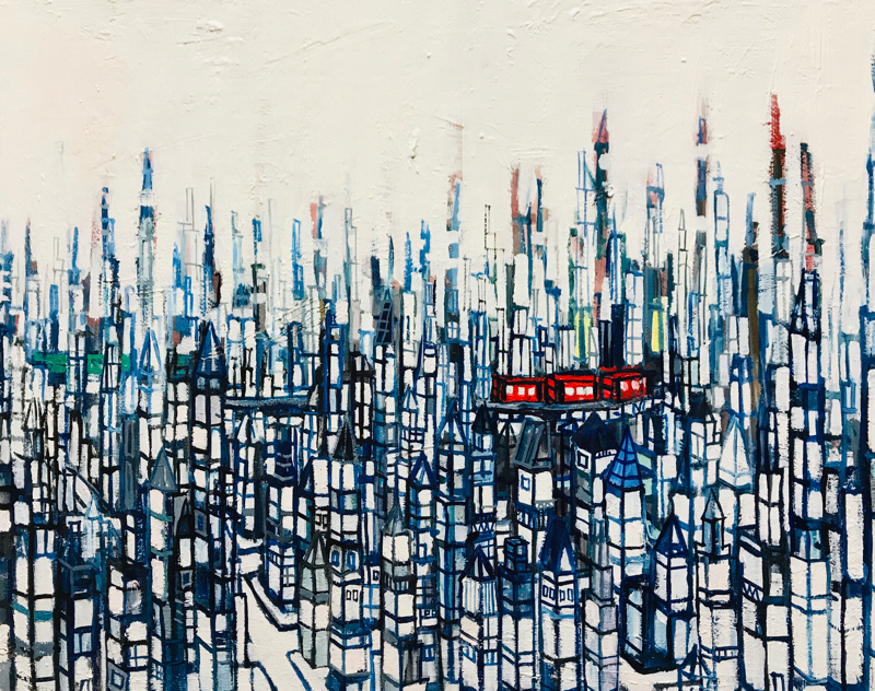 WORKS | 38 x 45 cm | oil x canvas | 2019 | #contemporaryArt