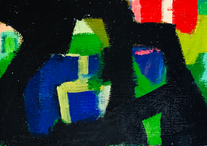 WORKS | 15 x 22 cm | oil x canvas board | 2019 | #contemporaryArt