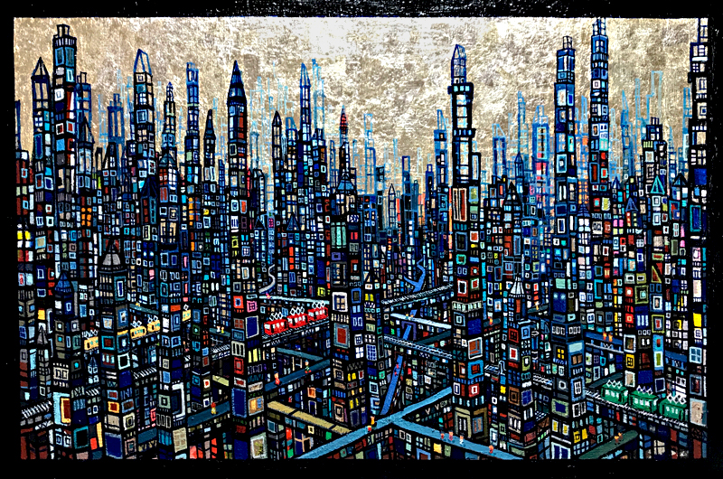 Exhibit this Picture | NEW | City | 60 x 80 cm | oil x canvas  | 2019 | #contemporaryArt