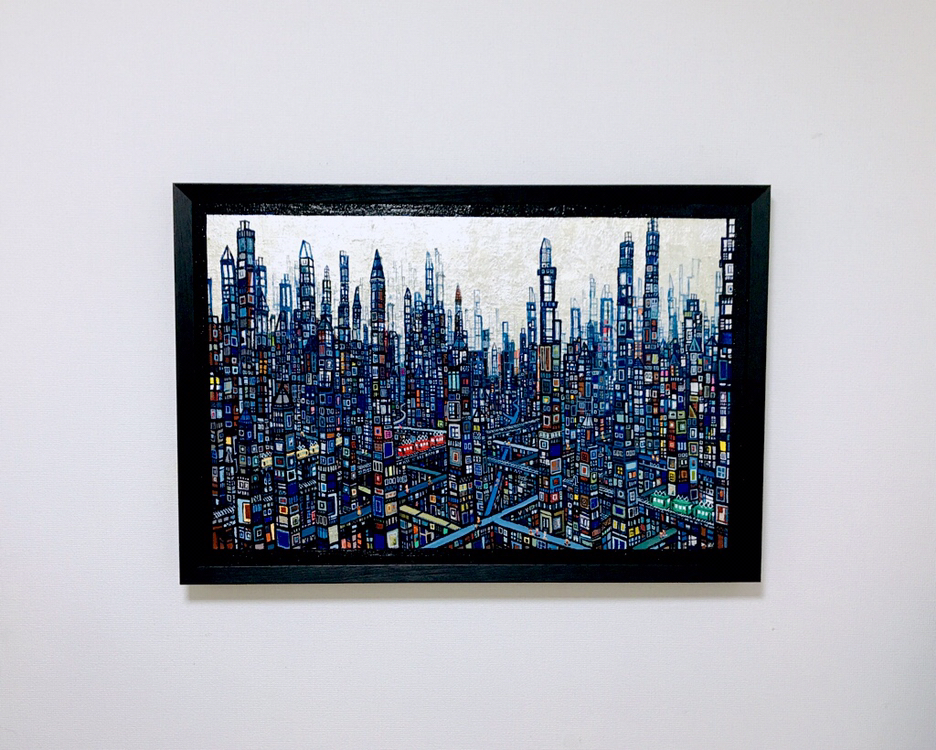 Exhibit this Picture | City | 60 x 80 cm | oil x canvas | 2019 | #contemporaryArt