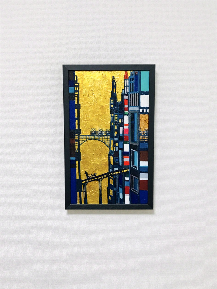 NEW | Exhibit this Picture | Building | 41 x 24 cm | oil x canvas | 2019 | #contemporaryArt