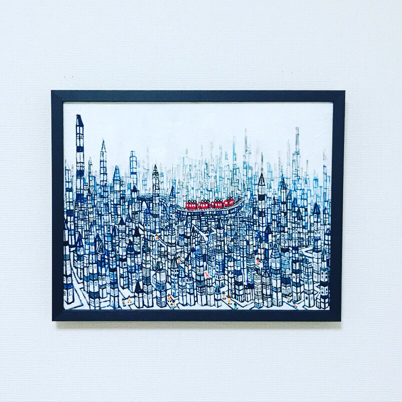 NEW | Exhibit this Picture | City | 31 x 41 cm | oil x canvas | 2019 | #contemporaryArt