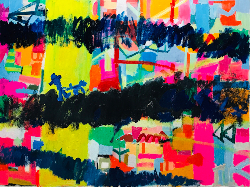 Works | 54 x 72 cm | oil x paper | 2019 | #contemporaryArt