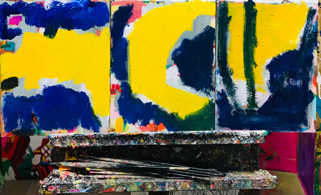 NEW | 24 x 30 cm x 3 | oil x paper | 2019 | #contemporaryArt