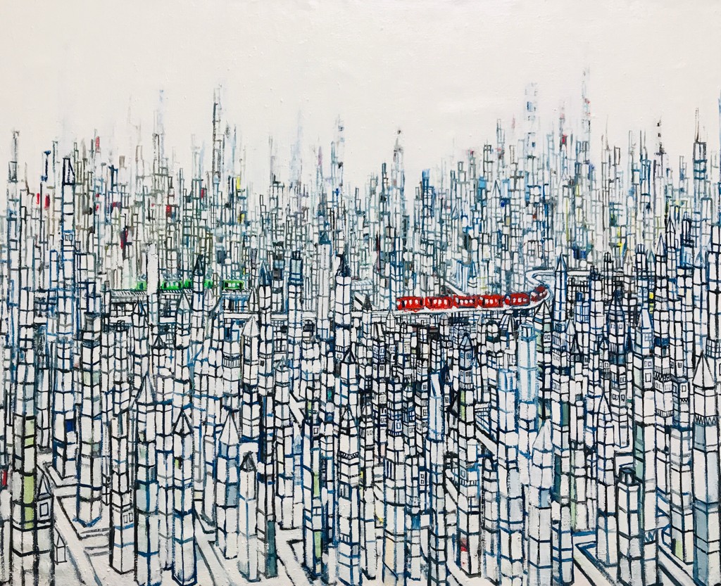 Exhibit this Picture | 80 x 100 cm | oil x canvas | 2019 | SOLO EXHIBITION | GALLERY JIYUGAOKA TOKYO | 14.12.2019 – 15.12.2019#contemporaryArt