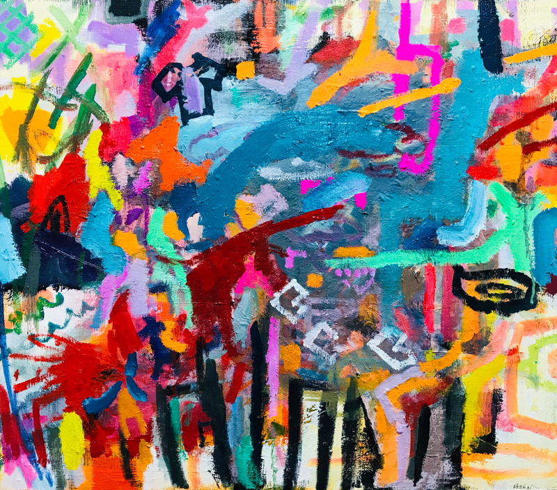 Works | 45 x 53 cm | oil x canvas board | 2019 | #contemporaryArt