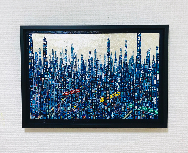 NEW | City | 53 x 72 cm | oil x wood panel | 2020 | #contemporaryArt